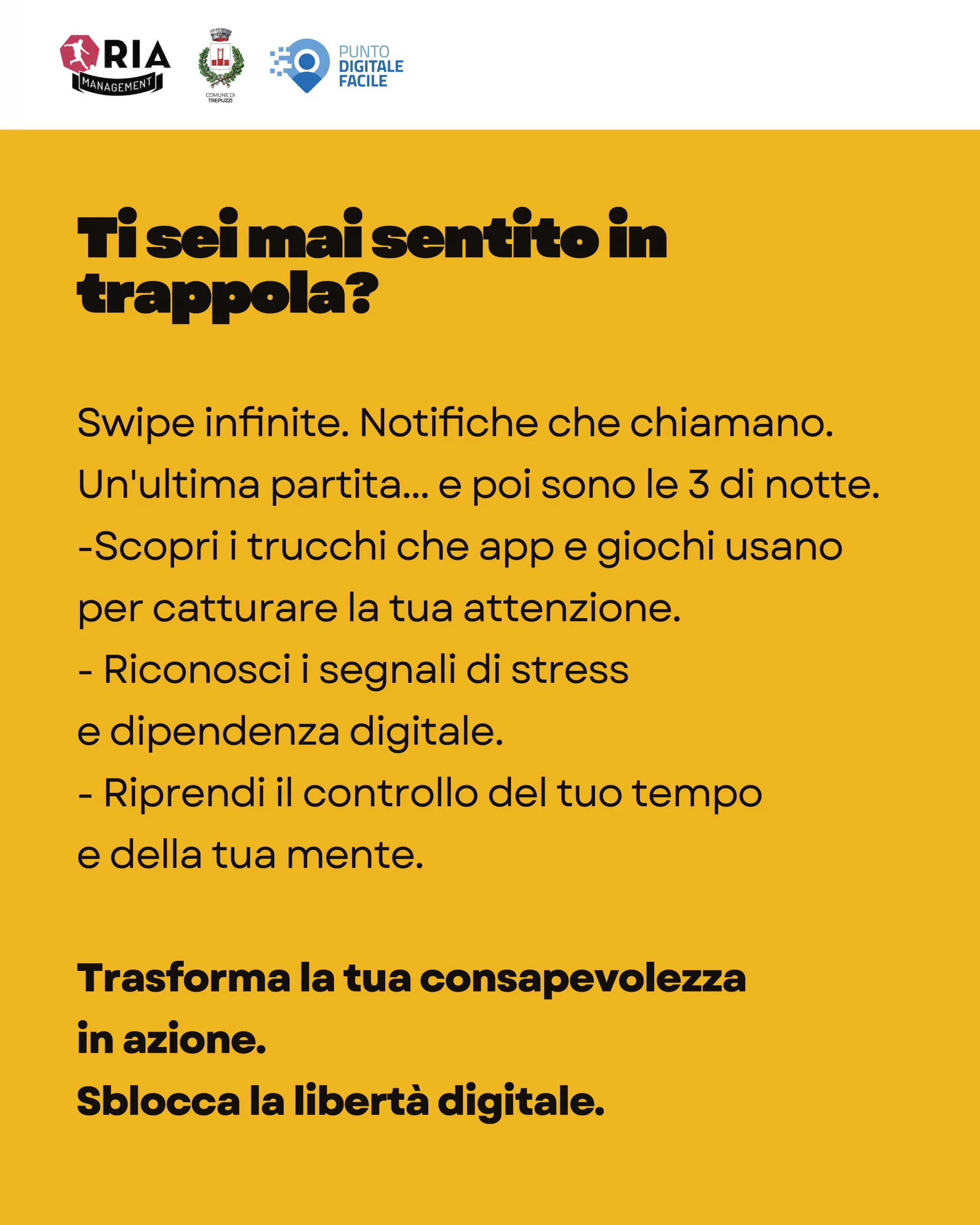 Tecnologie e relazioni ritrovare l’equilibrio - IV Appuntamento Scheda