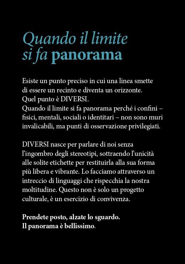Diversi quando il limite si fa panorama