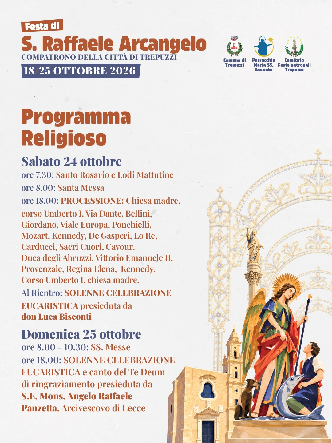 San Raffaele 2026 Programma religioso 2